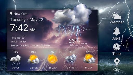 Weather Forecast App Widget - عکس برنامه موبایلی اندروید