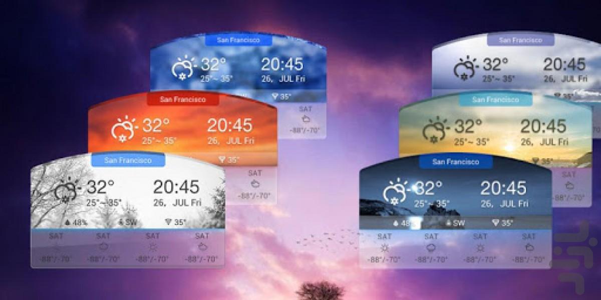 3D Daily Weather Forecast Free - عکس برنامه موبایلی اندروید