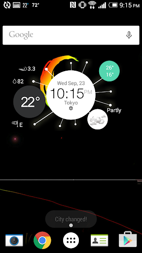 detailed info real time weathe - Image screenshot of android app