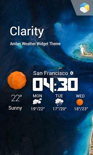 Daily&Hourly Forecast Widget❆ - Image screenshot of android app