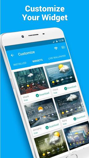 Desktop Weather Clock Widget - عکس برنامه موبایلی اندروید