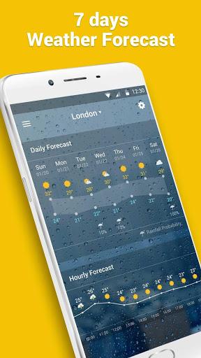 Desktop Weather Clock Widget - عکس برنامه موبایلی اندروید