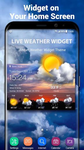 weather forecast and weather alert app - Image screenshot of android app