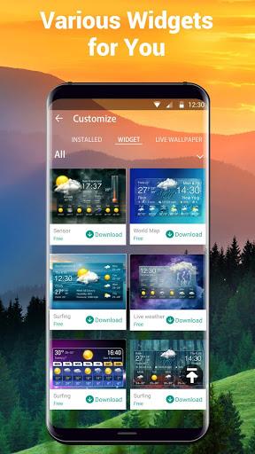 Local reliable temperature, weather widget&alerts - عکس برنامه موبایلی اندروید