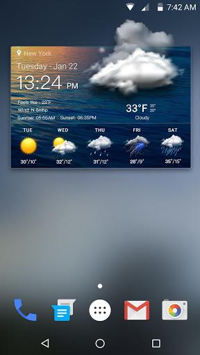 weather and temperature app Pro - Image screenshot of android app