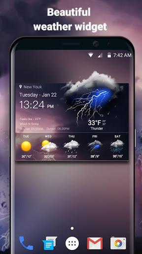 Easy weather forecast app free - Image screenshot of android app