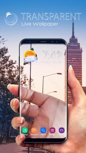 Transparent Screen and Background Simulated - عکس برنامه موبایلی اندروید