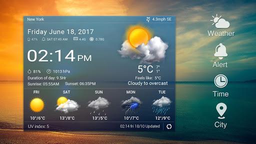 average temp &3D clock widget❆ - Image screenshot of android app