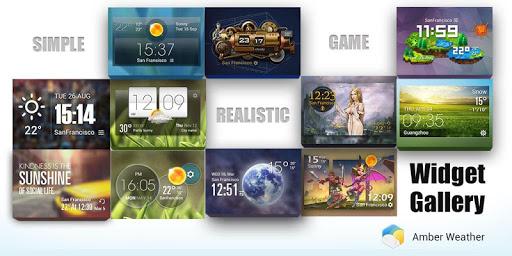 average temp &3D clock widget❆ - Image screenshot of android app