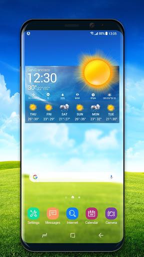 weather and temperature app Pro - Image screenshot of android app