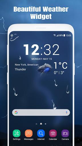 Real-time weather report - Image screenshot of android app