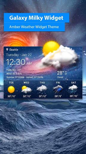live weather widget accurate - Image screenshot of android app