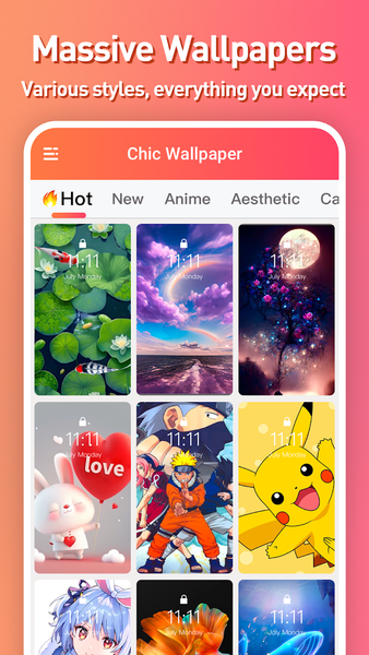 Chic Wallpaper - Image screenshot of android app