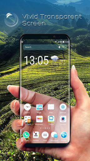 Real Transparent Launcher Screen & Background - Image screenshot of android app