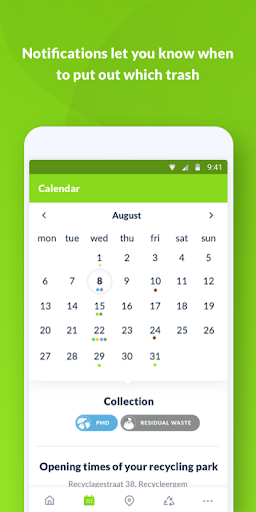 Recycle! - Collection calendar - عکس برنامه موبایلی اندروید