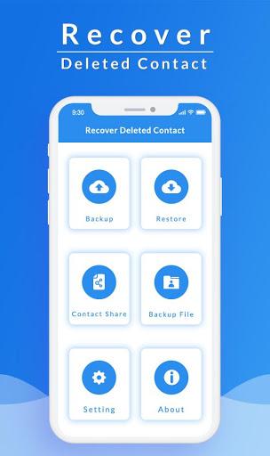 Recover All Deleted Contacts - عکس برنامه موبایلی اندروید