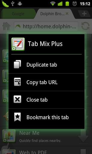 Dolphin Tab Mix Plus - Image screenshot of android app