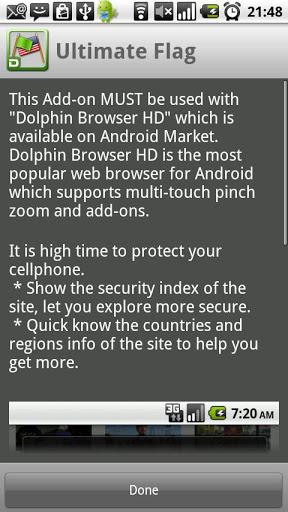 Dolphin Ultimate Flag - Image screenshot of android app