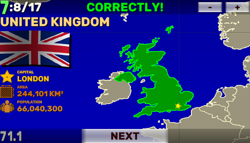 World Map Quiz: Coutries, Capitals, Flags - عکس بازی موبایلی اندروید