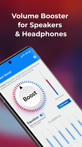 Sound Booster・Increase Volume - عکس برنامه موبایلی اندروید