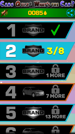 Cars Quiz ۳D - عکس بازی موبایلی اندروید