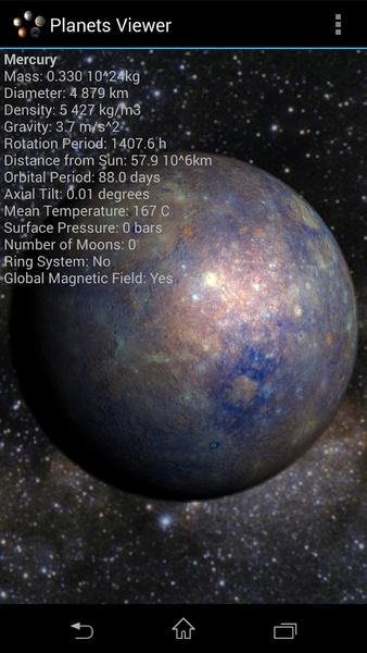 Planets Viewer - Image screenshot of android app