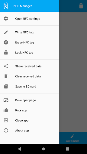 NFC Manager - عکس برنامه موبایلی اندروید