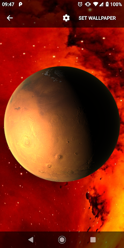 Planets Live Wallpaper Plus - عکس برنامه موبایلی اندروید