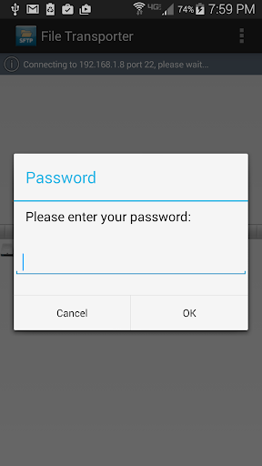 Mobile SFTP(Secure FTP Client) - عکس برنامه موبایلی اندروید