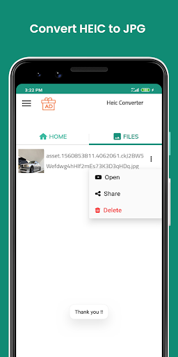 HEIC to JPG Converter - عکس برنامه موبایلی اندروید