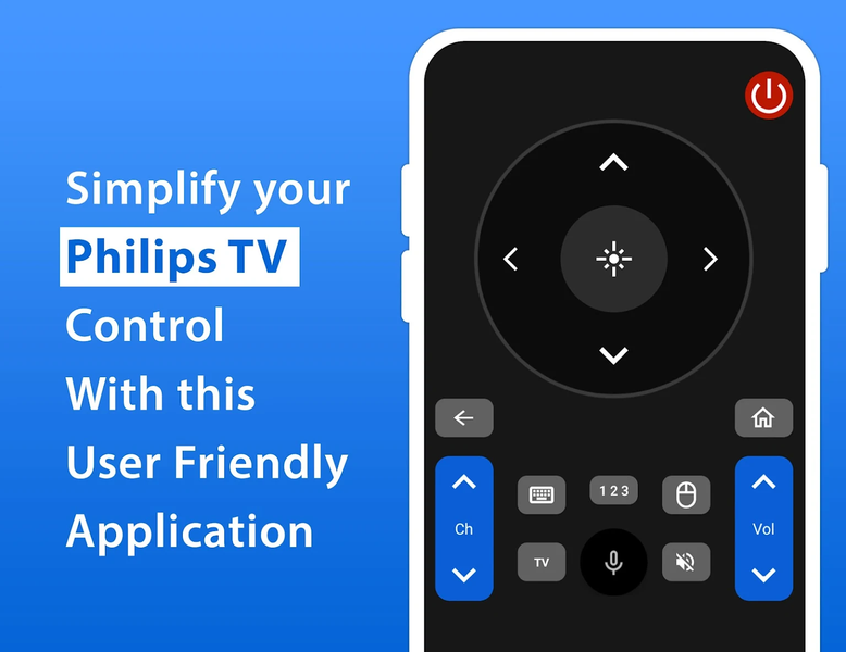 Philips TV Remote - Image screenshot of android app