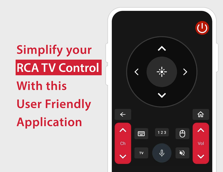 RCA TV Remote - عکس برنامه موبایلی اندروید