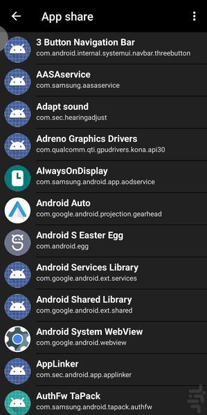 App share - عکس برنامه موبایلی اندروید