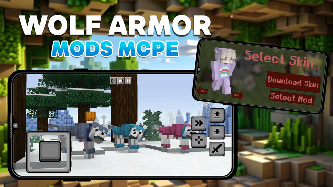 Wolf Armor Mod for Minecraft - عکس برنامه موبایلی اندروید