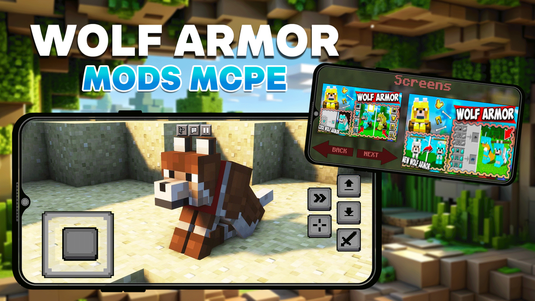 Wolf Armor Mod for Minecraft - عکس برنامه موبایلی اندروید