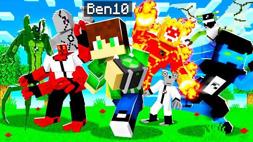 Mod Ben ۱۰ Skins for MCPE - عکس برنامه موبایلی اندروید