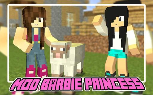 Mod Barbie Skins MCPE 2021 - Gameplay image of android game