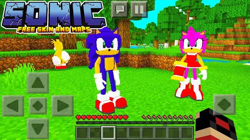 Skins Sonic Craft For Minecraft PE 2021 - Image screenshot of android app