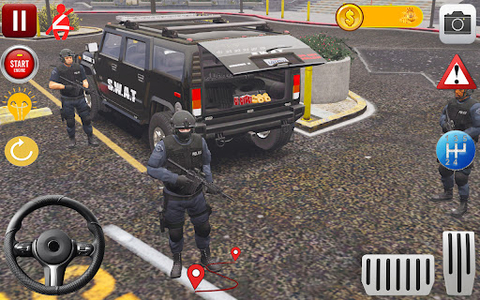 Baixar e jogar Police Car Parker: Free Parking Driver Games no PC