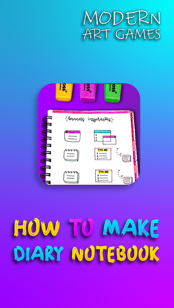 How to make diary notebook - عکس برنامه موبایلی اندروید