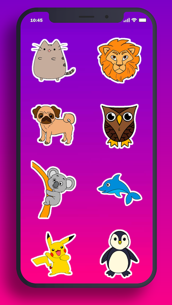 How to make cute stickers - Image screenshot of android app