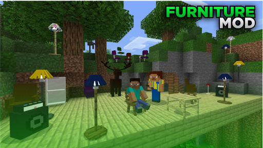 Furniture mod for Minecraft - Image screenshot of android app