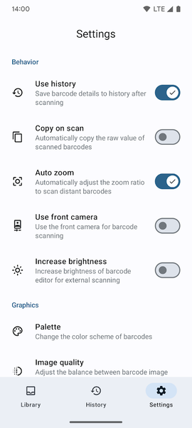 Monochrome - QR & Barcode Tool - عکس برنامه موبایلی اندروید