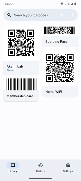 Monochrome - QR & Barcode Tool - عکس برنامه موبایلی اندروید