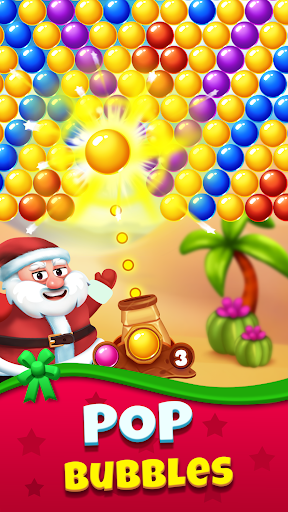 Christmas Games-Bubble Shooter - Gameplay image of android game