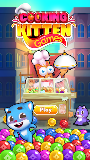 Bubble Shooter - Kitten Games - عکس بازی موبایلی اندروید