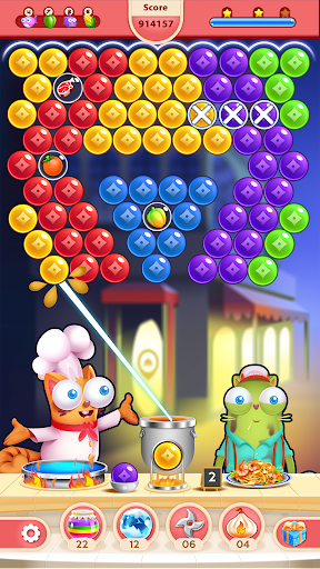 Bubble Shooter - Kitten Games - عکس بازی موبایلی اندروید
