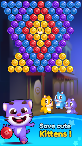Bubble Shooter - Kitten Games - عکس بازی موبایلی اندروید