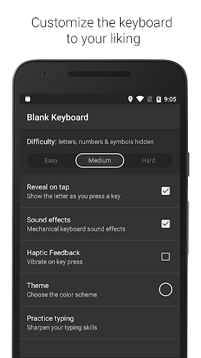 Blank Keyboard - Image screenshot of android app