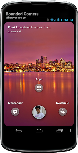 Roundr - Round Screen Corners - Image screenshot of android app